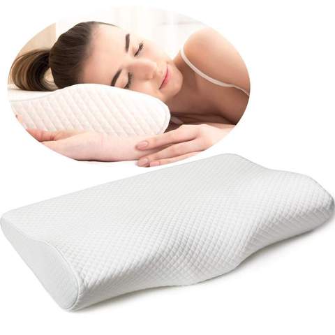 Queen size Support Orthopedic ZG-Home 2 Memory Foam pillows with Velvet Cover 