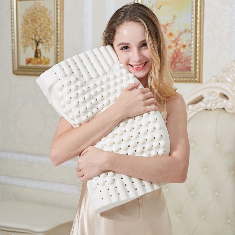 100 Natural Latex Orthopedic Neck Pillow for Side Sleepers