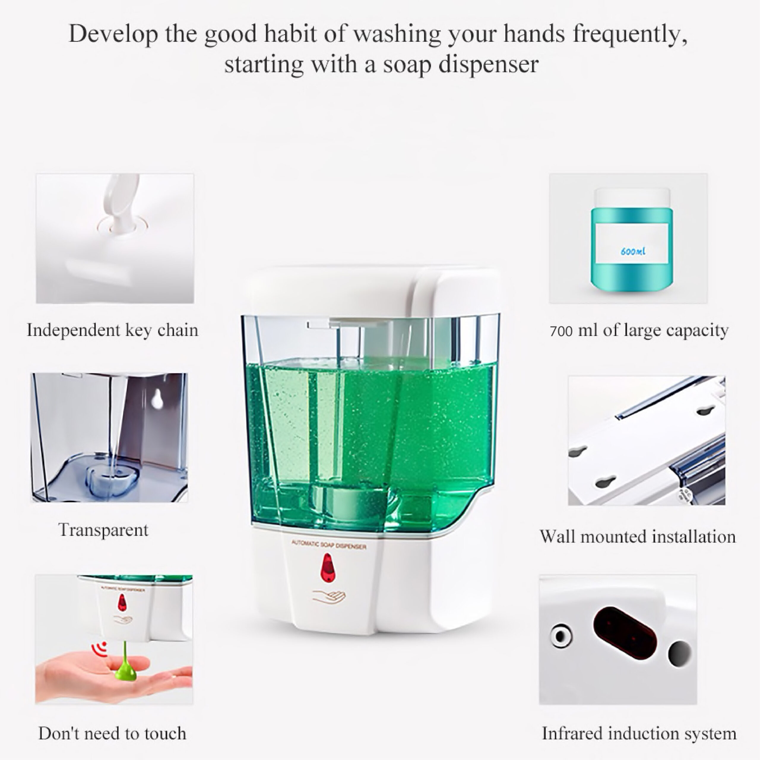 Automatic Sensor Liquid Soap Dispenser