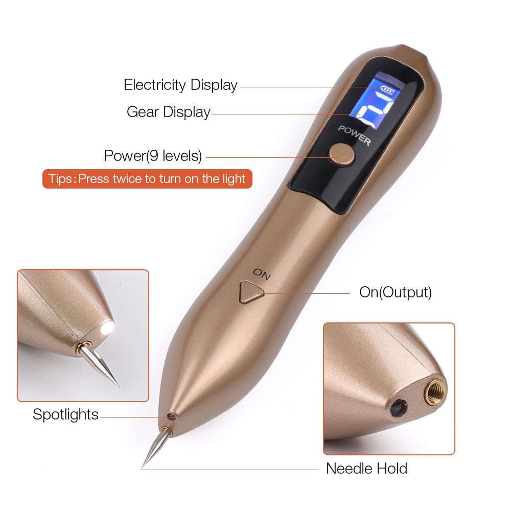 Vervelen etiket commando Laser Plasma Pen for Freckle, Skin Tag, Spot, Mole, Tattoo Removal