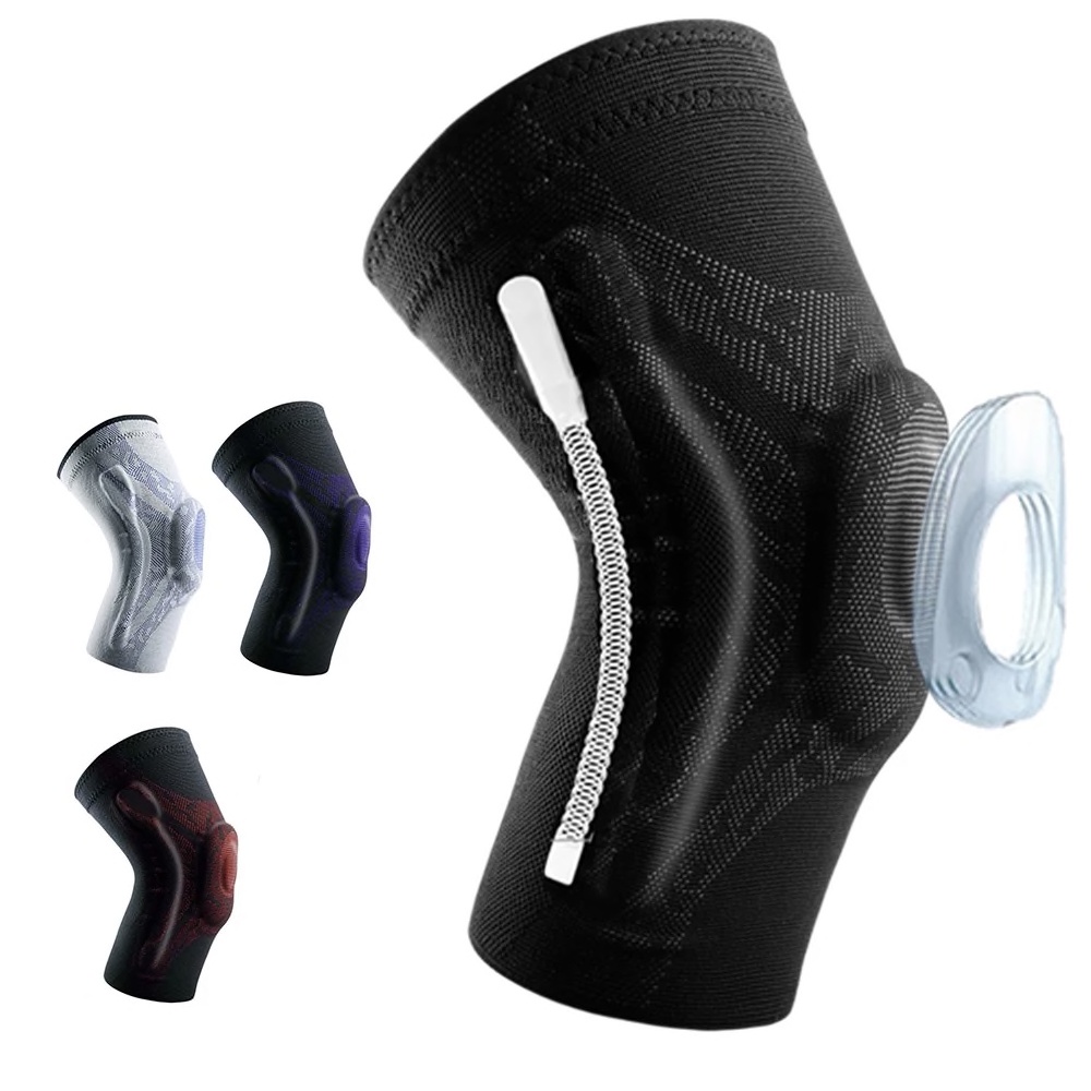 Deduct passport The guests Compression Knee Brace with Silicone Pad