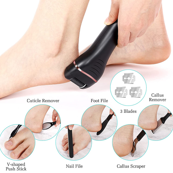 Electric Callus Remover for Feet with Rechargeable Waterproof 13