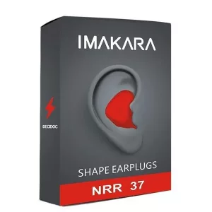 Sleeping Silent Ear Plugs for Noise Reduction - Red