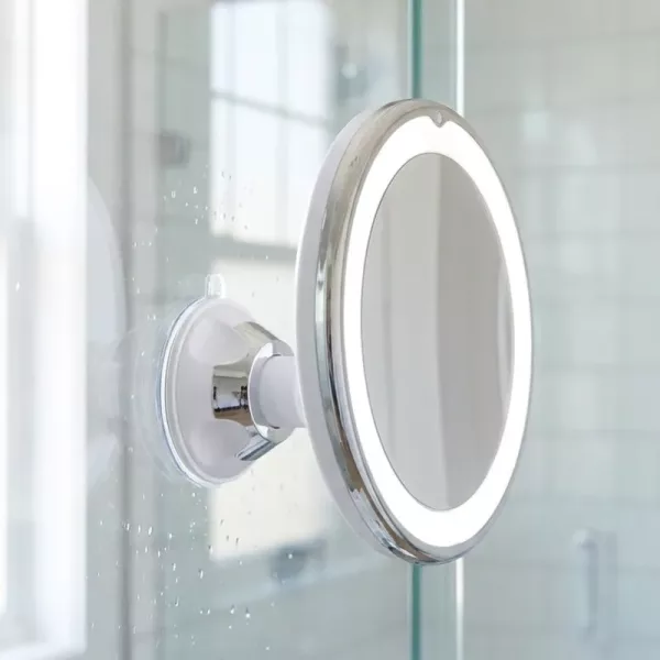 vanity mirror, makeup mirror, makeup mirror with led light, magnifying makeup mirror, double sided mirror, foldable makeup mirror, desk makeup mirror