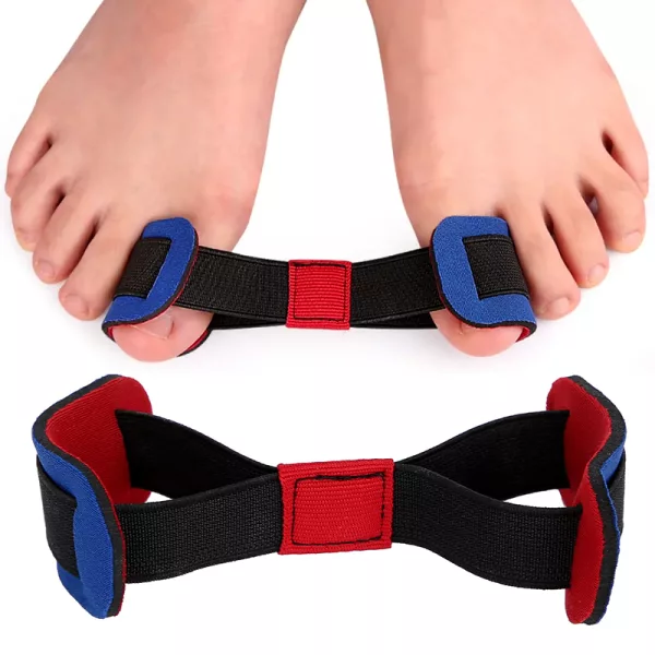 toe separator, big toe separator, big toe stretcher, toe resistance band
