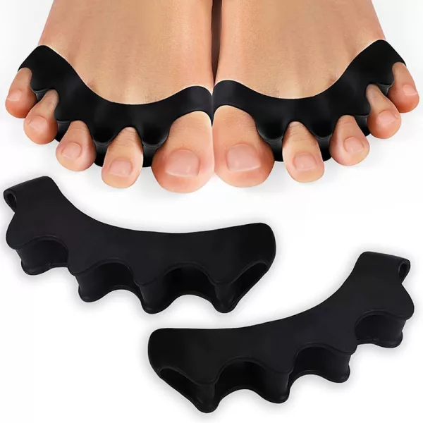 toe spacers, toe separator, toe spreaders, silicone toe separator, toe corrector
