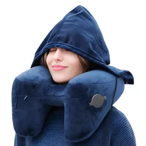 travel pillow, travel neck pillow, u shaped pillow, inflatable travel pillow