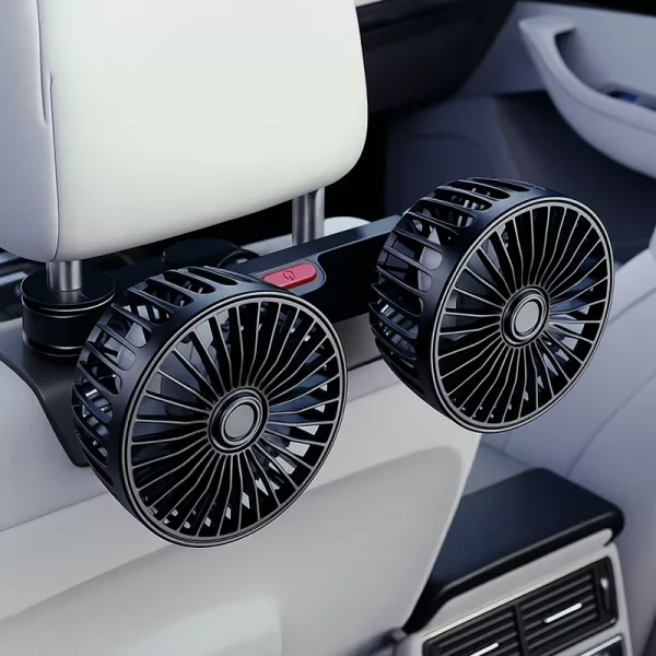car seat fan, double head fan, usb cooling fan, neck cooler