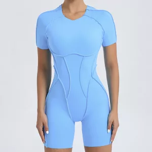 women jumpsuit, short jumpsuit, backless jumpsuit, yoga jumpsuit, gym jumpsuit, gym suit, sports jumpsuit, workout suit