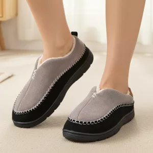 fuzzy slippers, fur slippers, memory foam slippers, thick sole slippers, closed toe slippers, fluffy slippers