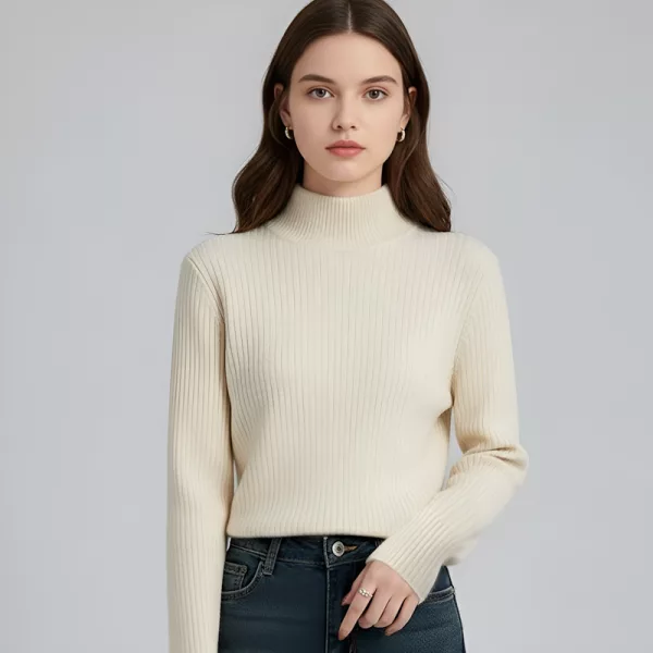 turtleneck sweater, knitted top, roll neck jumper