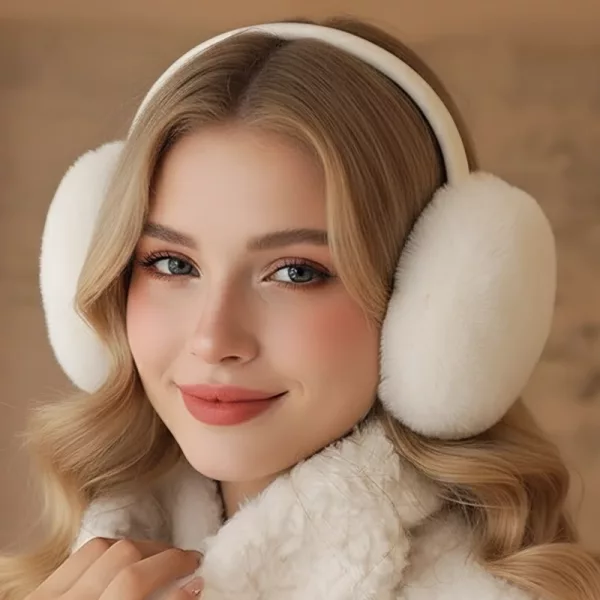 cute ear warmers, fluffy earmuffs, warm earmuffs, fuzzy earmuffs