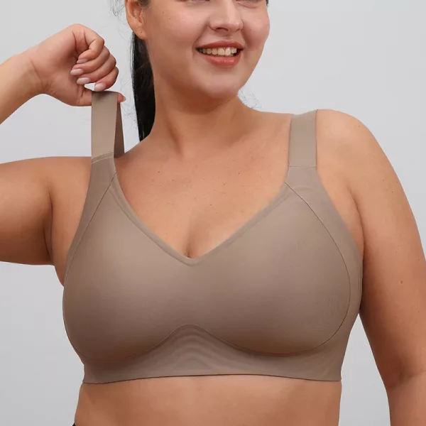 seamless wireless push up bra