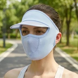 UV Protection Breathable Face Mask with Visor