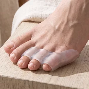 2pcs Soft Silicone Three-Toe Separator Gel Straightener