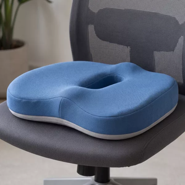seat cushion, donut pillow, donut cushion, sciatica seat cushion, pressure relief seat cushion, coccyx seat cushion, tailbone pillow, hemorrhoid cushion