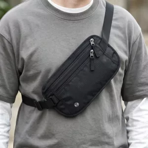 Nylon Waist Bag Travel Pouch