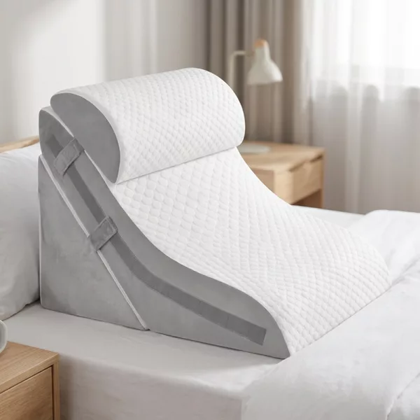 wedge pillow, triangle pillow, sleeping wedge pillow, foam wedge pillow, adjustable wedge pillow
