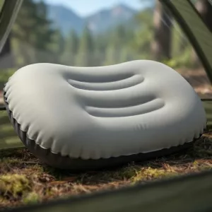 camping inflatable pillow, ultralight camping pillow, camping air cushion