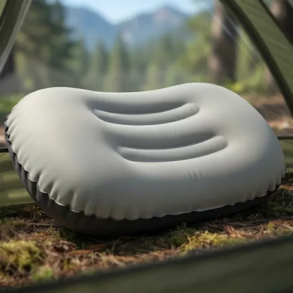 camping inflatable pillow, ultralight camping pillow, camping air cushion
