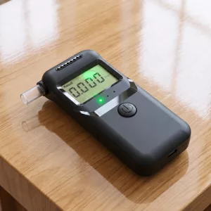Digital Breathalyser Alcohol Tester with Light Indicators
