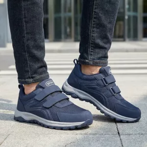 Wide Toe Box Shock-Absorbing Sneakers Orthopaedic No-Tie Diabetic Shoes for Swollen Feet