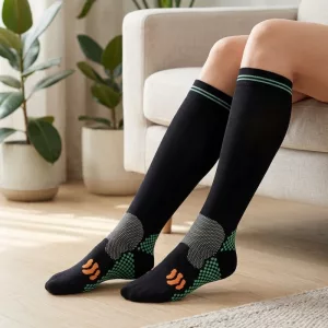 Breathable Knee-High Compression Socks