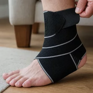 Breathable Ankle Support Brace Compression Wrap