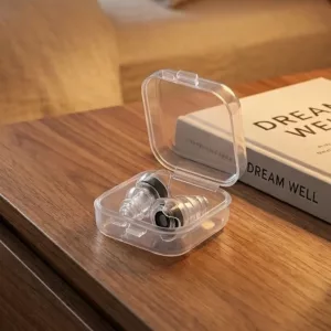 Soft Silicone High Fidelity Earplugs Noise-Cancelling Sleep Buds with Box