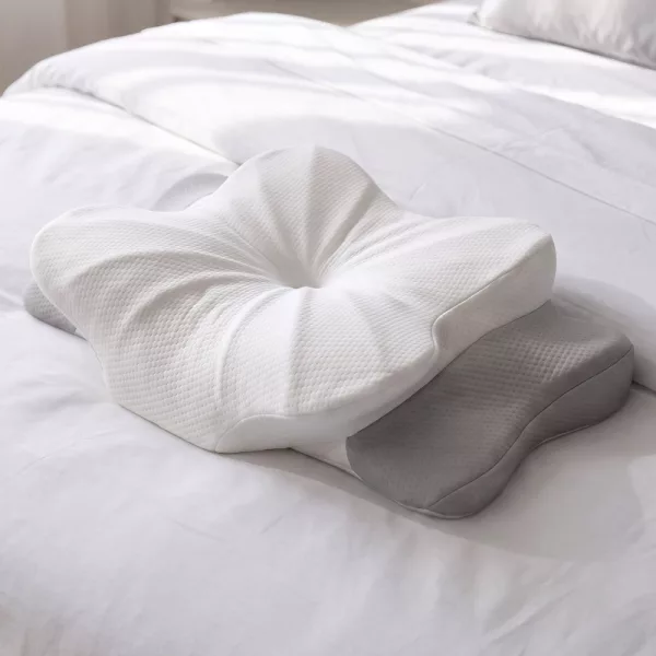 neck support pillow, ergonomic pillow, memory foam pillow, cervical pillow, orthopedic pillow