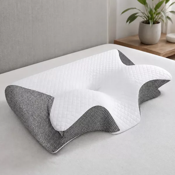 neck support pillow, ergonomic pillow, memory foam pillow, cervical pillow, orthopedic pillow