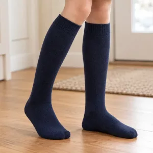Warm Knee-High Cotton Compression Winter Socks