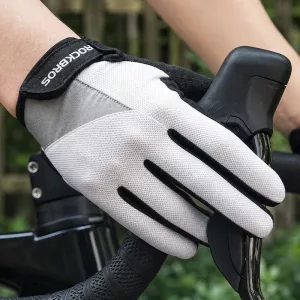Breathable Anti-Slip Shock-Absorbing Cycling Gloves with Touchscreen Fingers