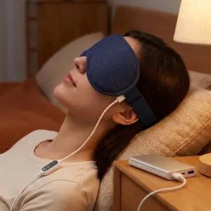 USB Heated Eye Mask Warm Compress Massager