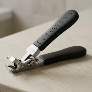 Stainless Steel Wide Jaw Angled Toenail Clippers for Seniors