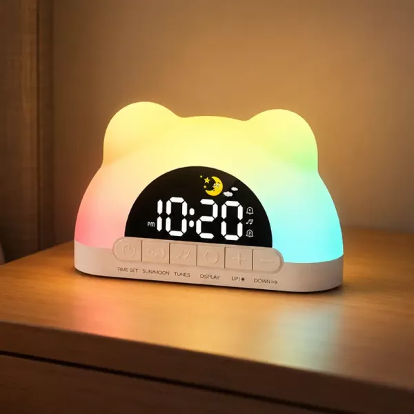 sunlight alarm clock, wake up alarm clock, light alarm clock, natural light alarm clock